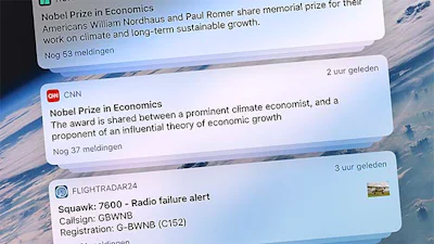 Notificaties in iOS 12