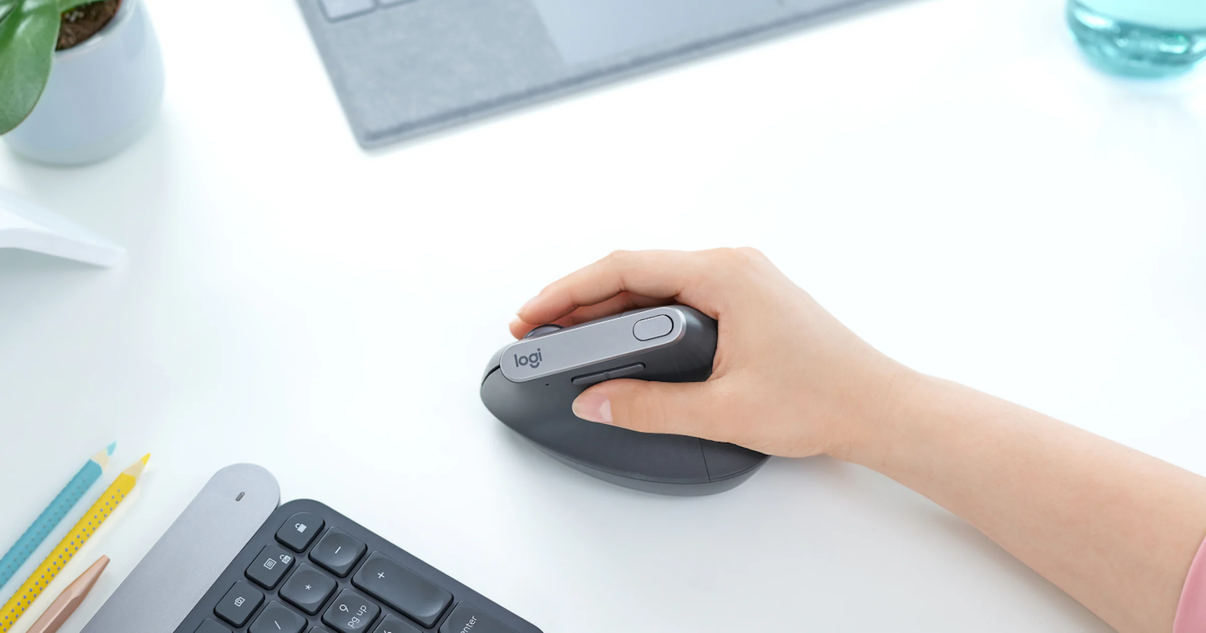 Logitech MX Vertical - Muis op z'n kant