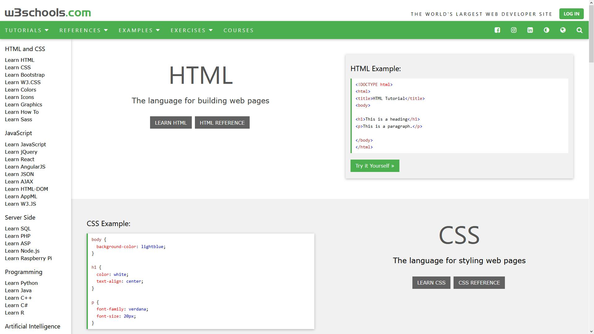 Tip 10 W3Schools biedt uitgebreide cursussen voor aankomende programmeurs en webdesigners.