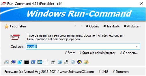 Tip 11 Run-Command is een verbeterde versie van het Windows-commando Uitvoeren.
