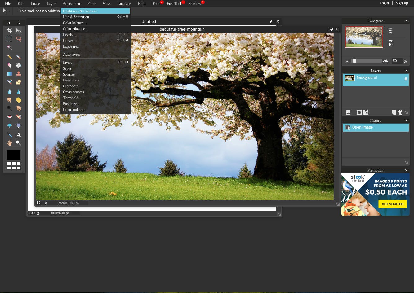 Pixlr komt ontzettend dicht bij de mogelijkheden van Photoshop, zonder je processor te belasten.
