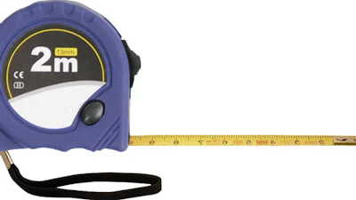 Afstanden meten met de app Meten