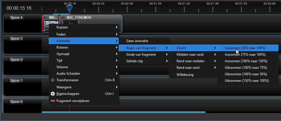 Tip 03 Zo voeg je een begin-effect toe.