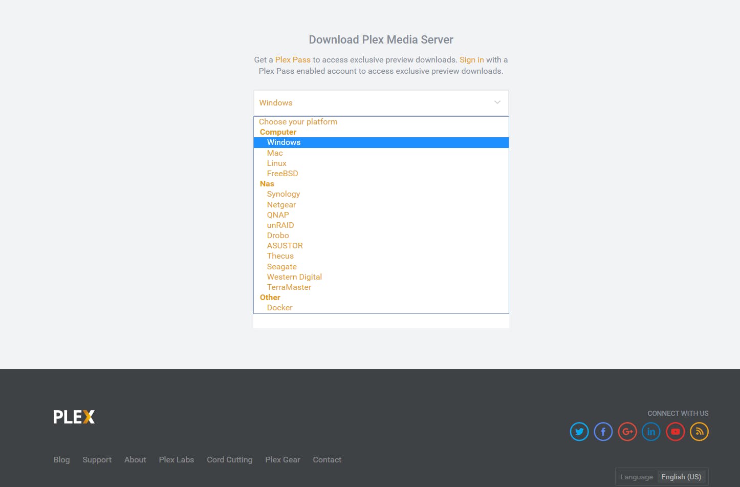 Tip 02 Plex is op bizar veel platformen beschikbaar.