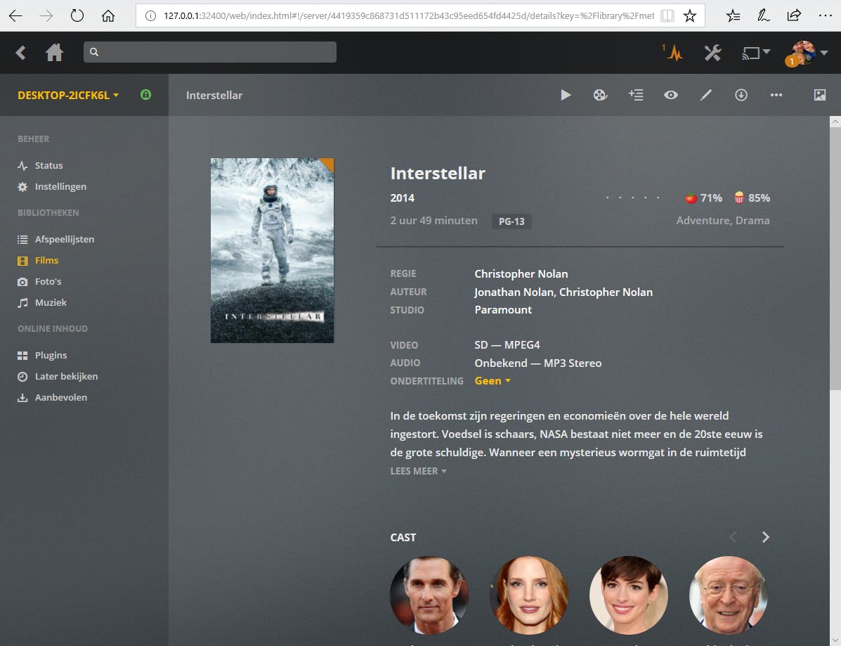 Tip 08 Belangrijke informatie voor films die je toevoegt wordt snel en nauwkeurig gevonden.