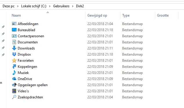Tip 04 Zoek op de C-schijf van de tweede gebruiker de Dropbox-map.