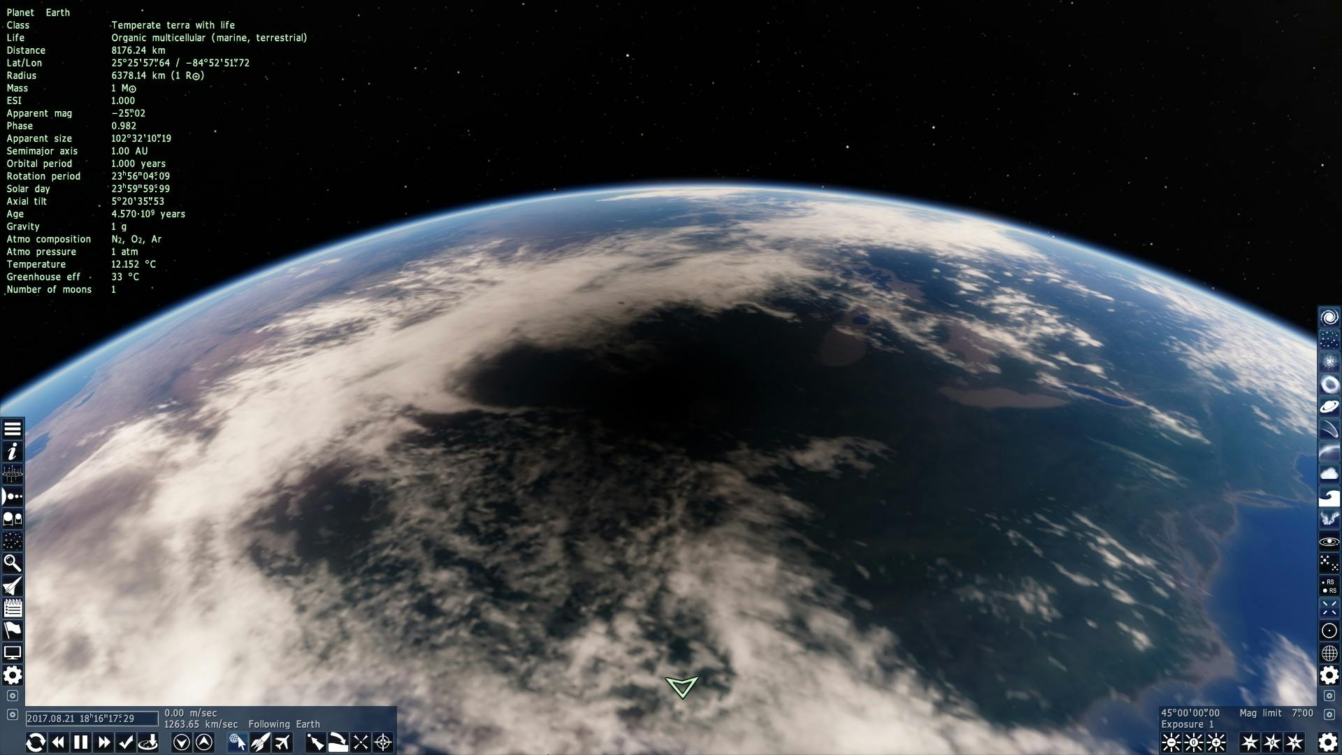 Space Engine is één van de mooiste apps om mee door het heelal te vliegen.