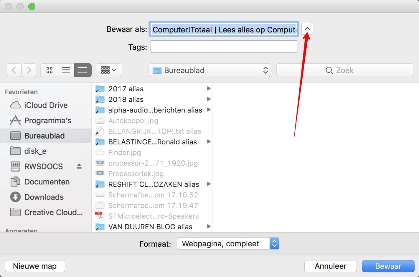 En daar zijn al onze mappen, ook de gedeelde exemplaren van de NAS