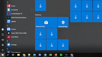 Recente items verbergen in Windows 10