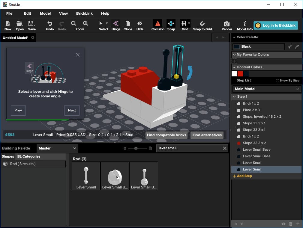 Volg de leerzame handleiding en bouw een slak na.