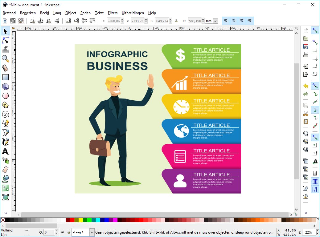 Tip 06: Het duurt even voor je het programma doorhebt, maar Inkscape biedt ontzettend veel mogelijkheden.