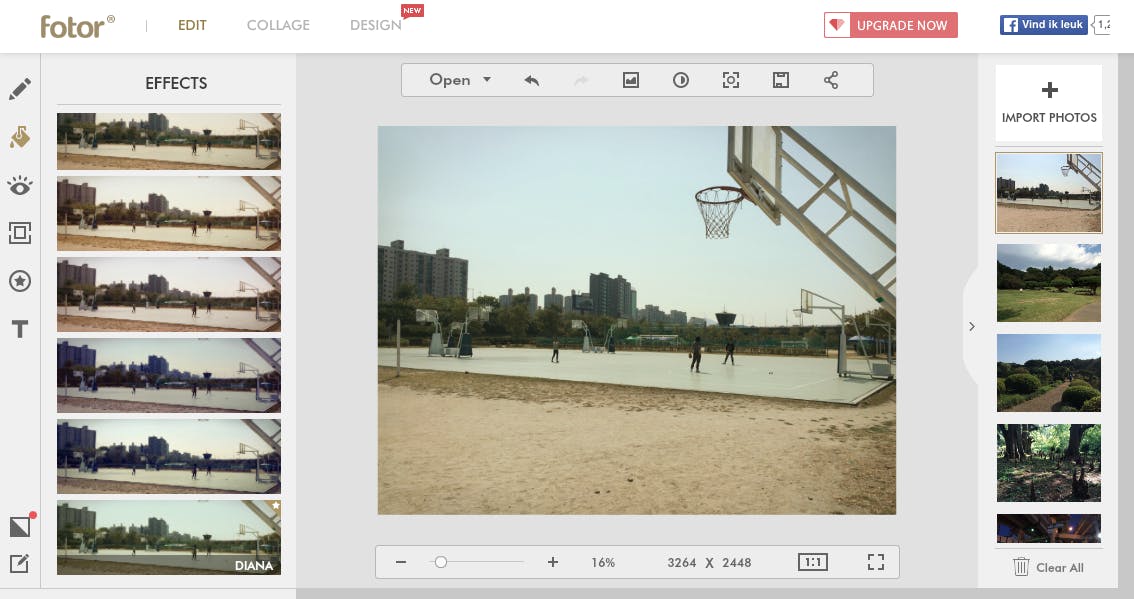 Tip 07 Fotor is een online fotobewerkingsprogramma met ingebouwde lomo-opties.