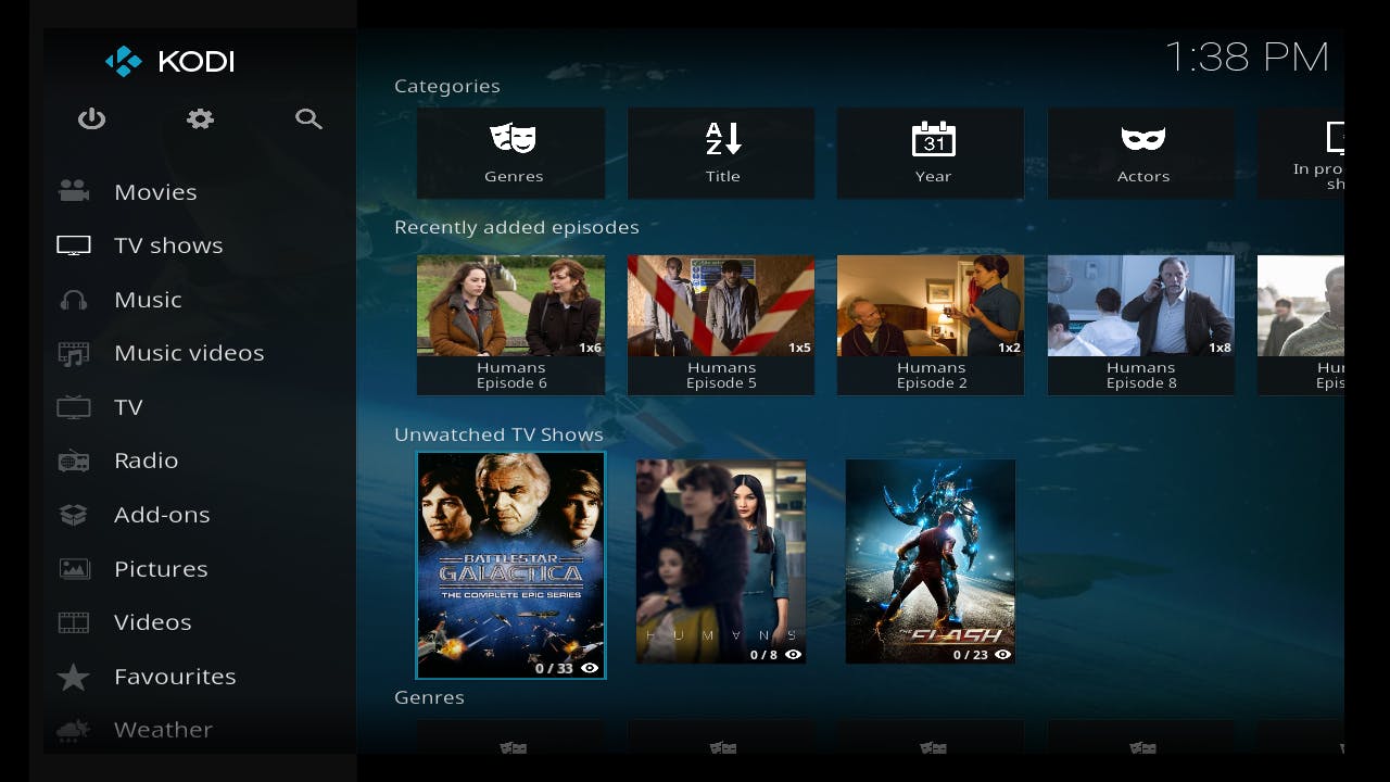 Media op je tv afspelen met LibreELEC