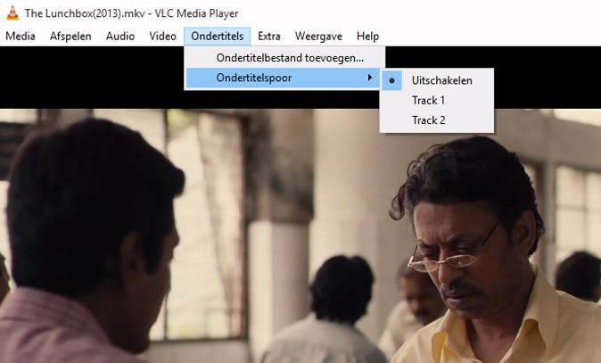 Bij sommige films is de ondertiteling in meerdere talen 'ingebakken' in het filmbestand.