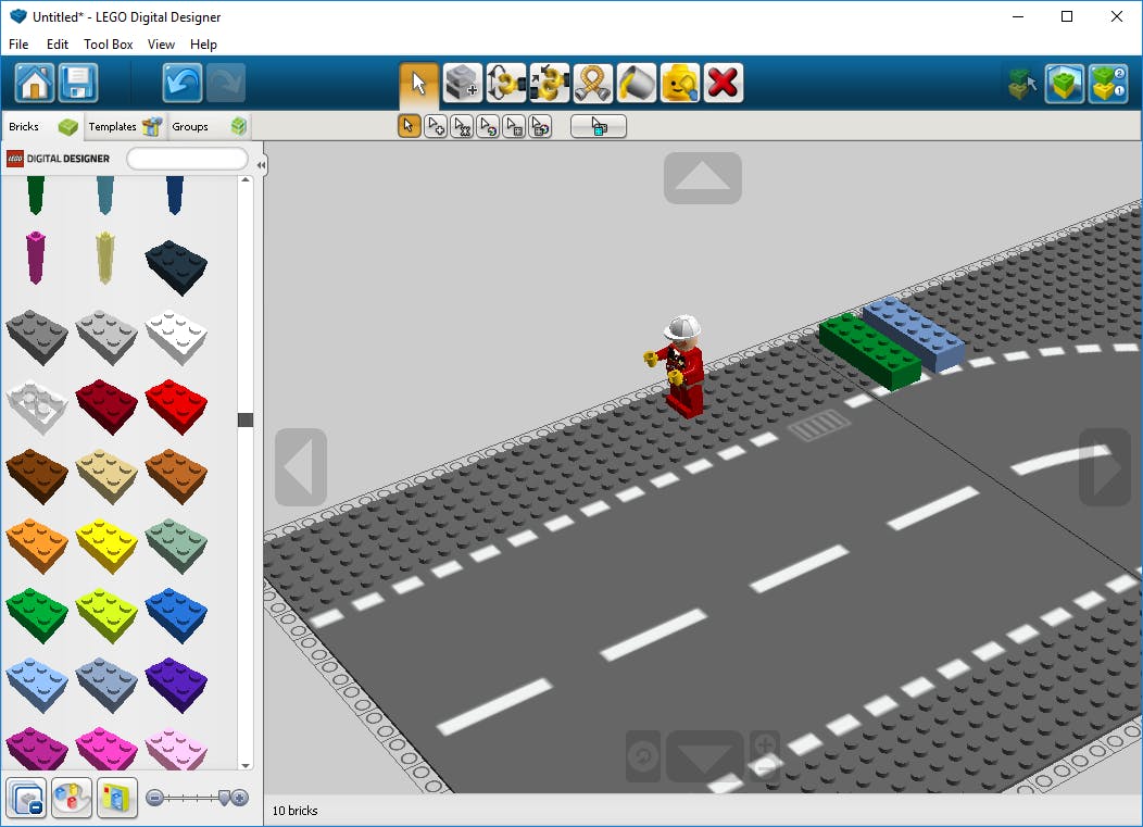 Tip 03 Duizenden blokjes in alle kleuren van de regenboog. Met Digital Designer ben je nog wel even zoet.