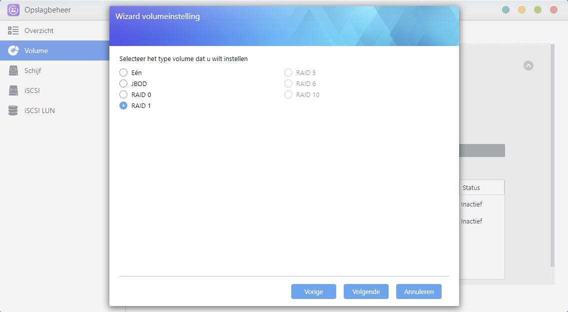 11 Omdat je bij raid0 en jbod toch de hele opslag moet vernieuwen, is raid1 of hoger mogelijk de betere keuze.