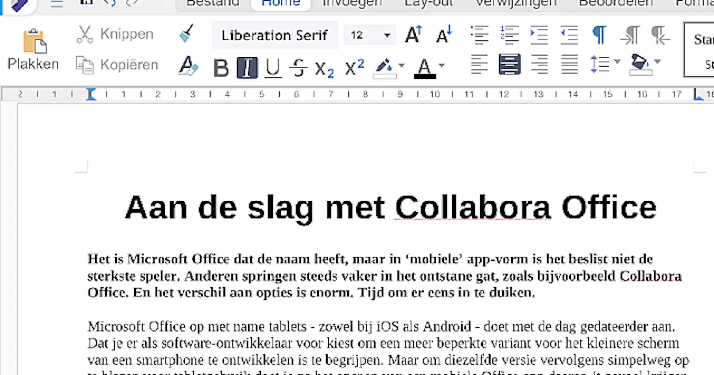 Aan de slag met Collabora Office
