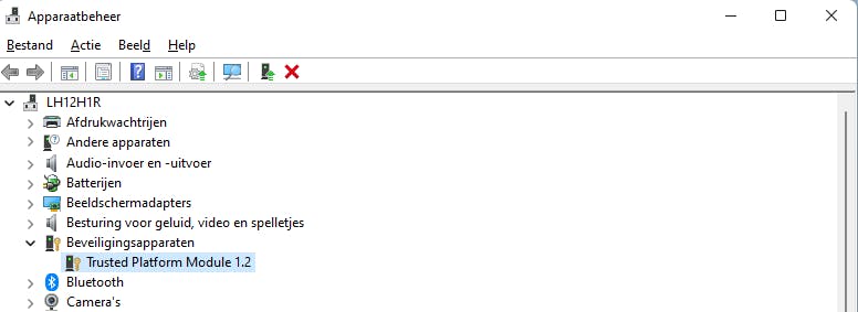 Deze computer heeft de 1.2-versie van TPM en is dus niet geschikt voor Windows 11