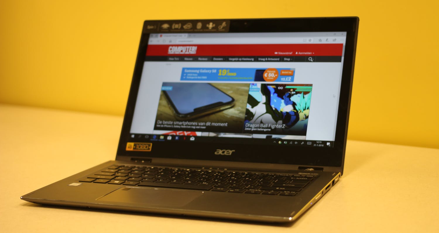 Acer Spin 5 – Fraai omklappen voor een scherpe prijs