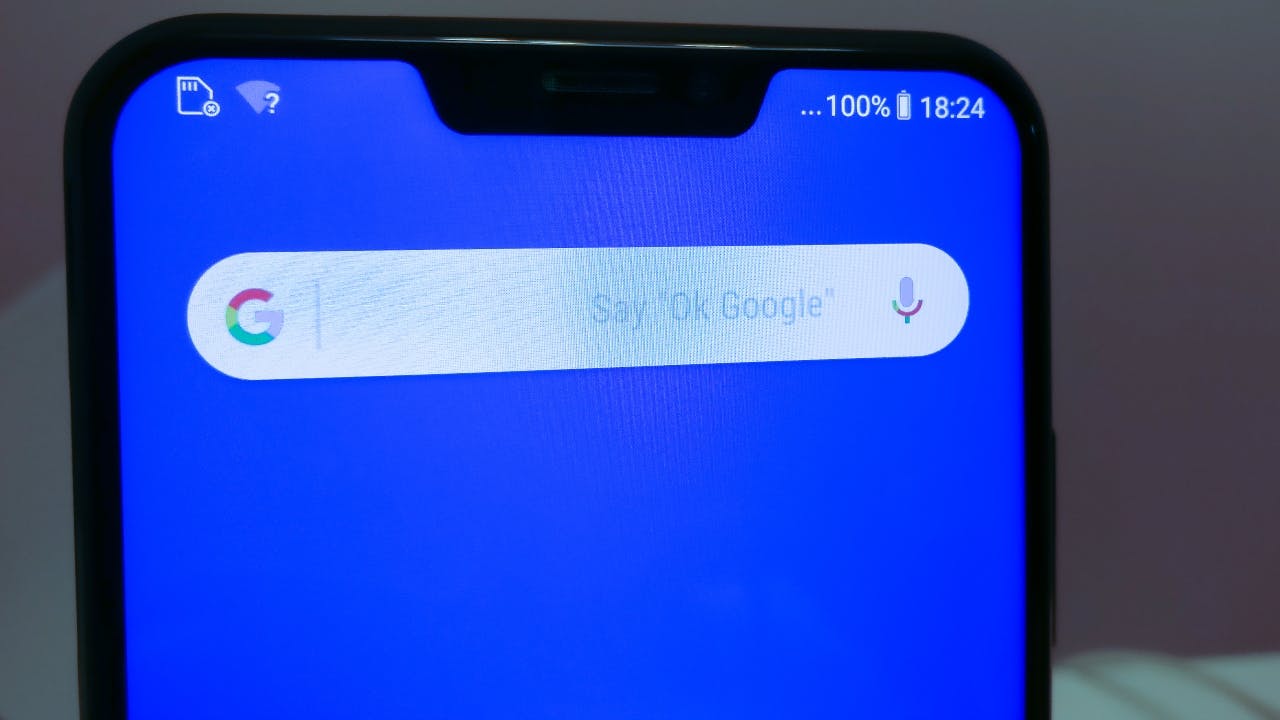 De inkeping (Notch) van de Zenfone 5 lijkt erg op die van de iPhone X.