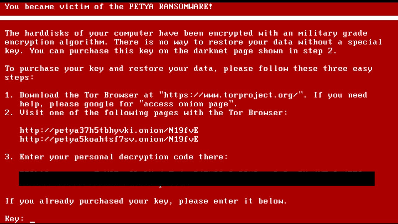 01 De Petya-ransomware was een voorbeeld van een supply-chain-aanval.