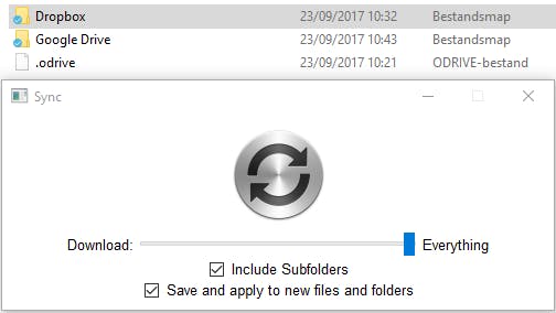 Tip 11 Liever alle bestanden ook op je computer? Ook dat is mogelijk via odrive.