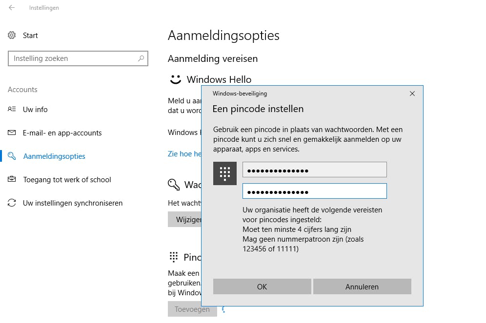 Tip 04 Met een pincode wordt het inloggen gemakkelijker én veiliger.
