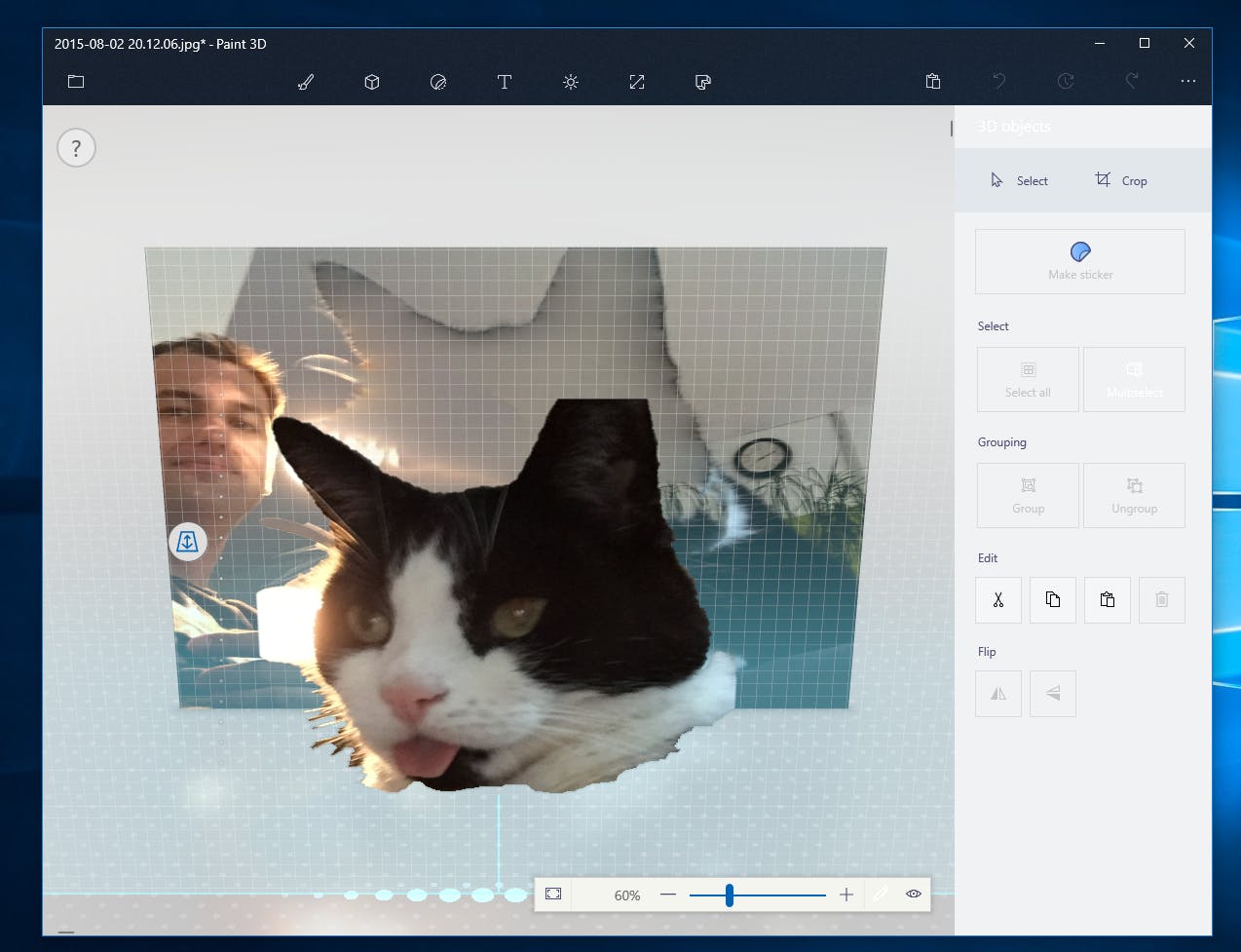 Tip 08 Met Magic Select til je onderdelen uit de afbeelding.