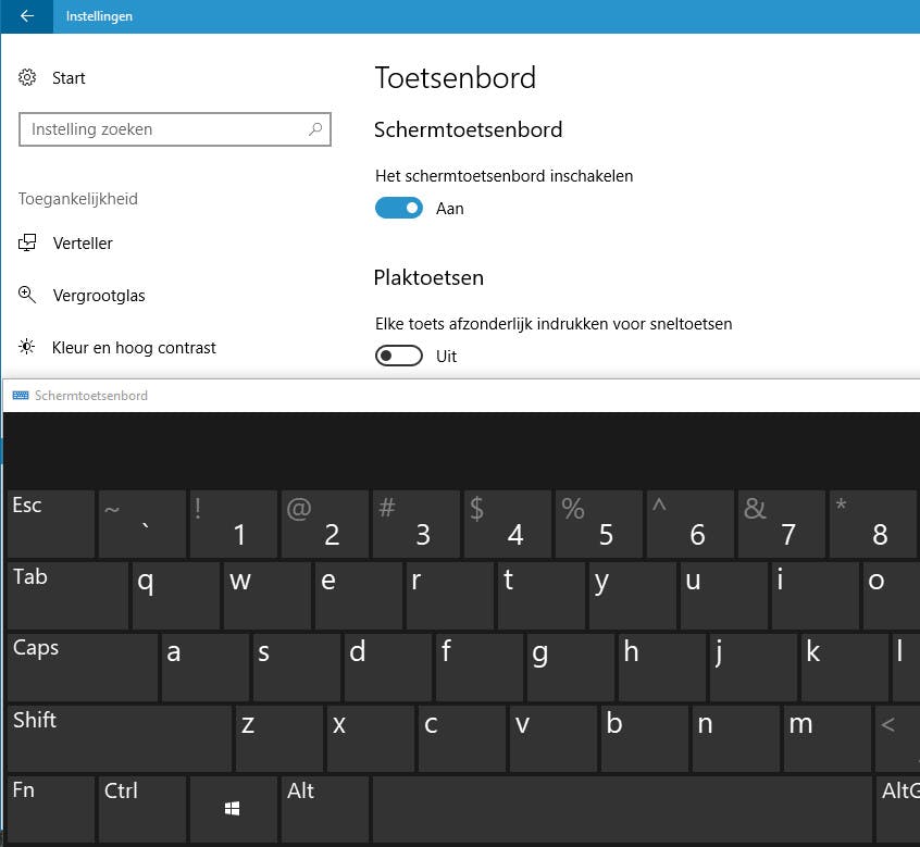 Zo schakel je het schermtoetsenbord in