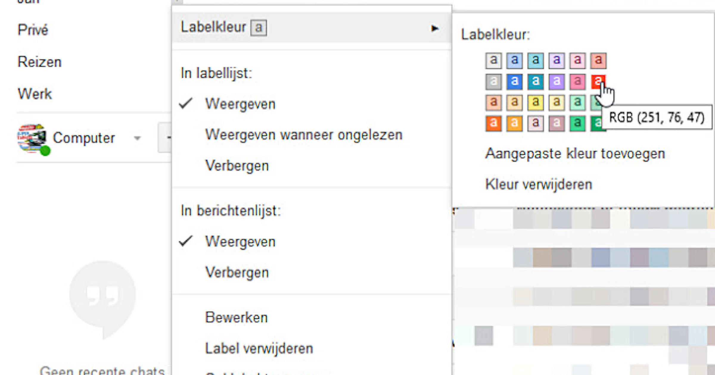 Markeer e-mails in Gmail met een kleurtje