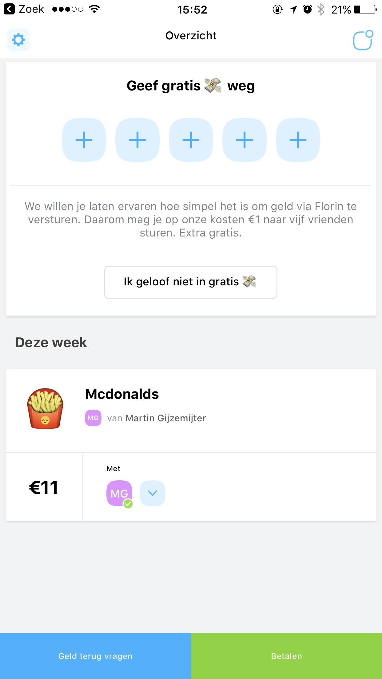 03 Florin werkt ook met iDeal, maar is niet in handen van een bank, knap!