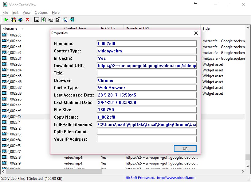 Wat welk bestand is, daar zul je de video helaas voor moeten openen.