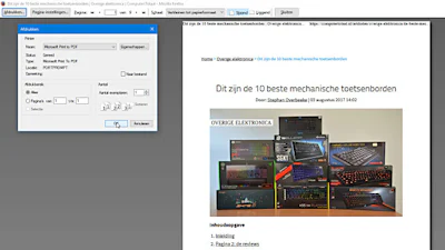 Maak PDF'jes met de PDF-printer in Windows 10