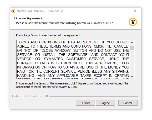 Schreeuwerige licentie agreement.
