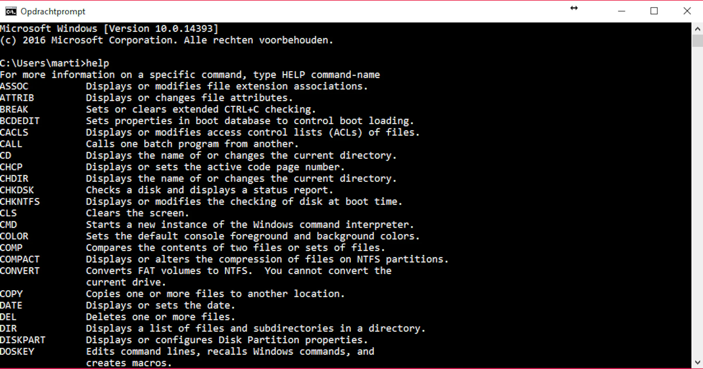 10 onmisbare commando's voor de Opdrachtprompt