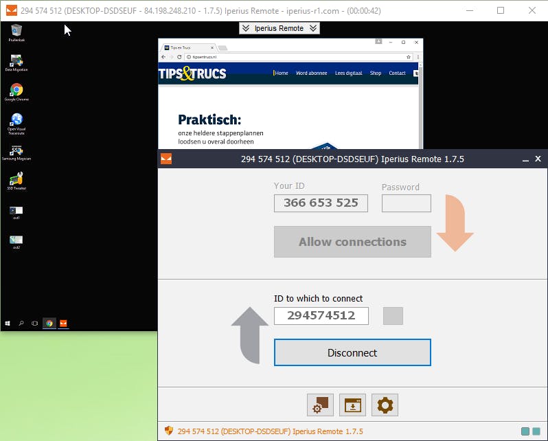 Tip 02 Geen gepriegel met routers: gewoon even ID en wachtwoord invullen.