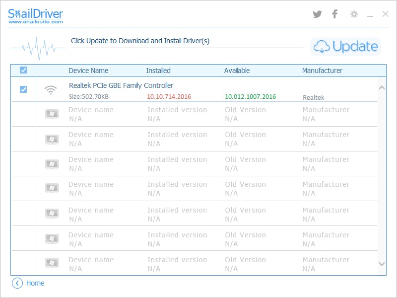 Tip 24 Slechts één verouderde driver op ons systeem; dat valt mee.