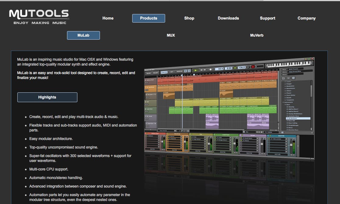 Tip 09 MuLab is een gratis audio-werkstation voor Windows en macOS.