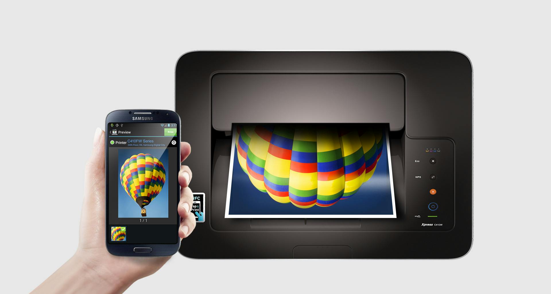 Kies tussen draadloos of bedraad en kijk ook meteen of je vanaf je smartphone kunt printen.