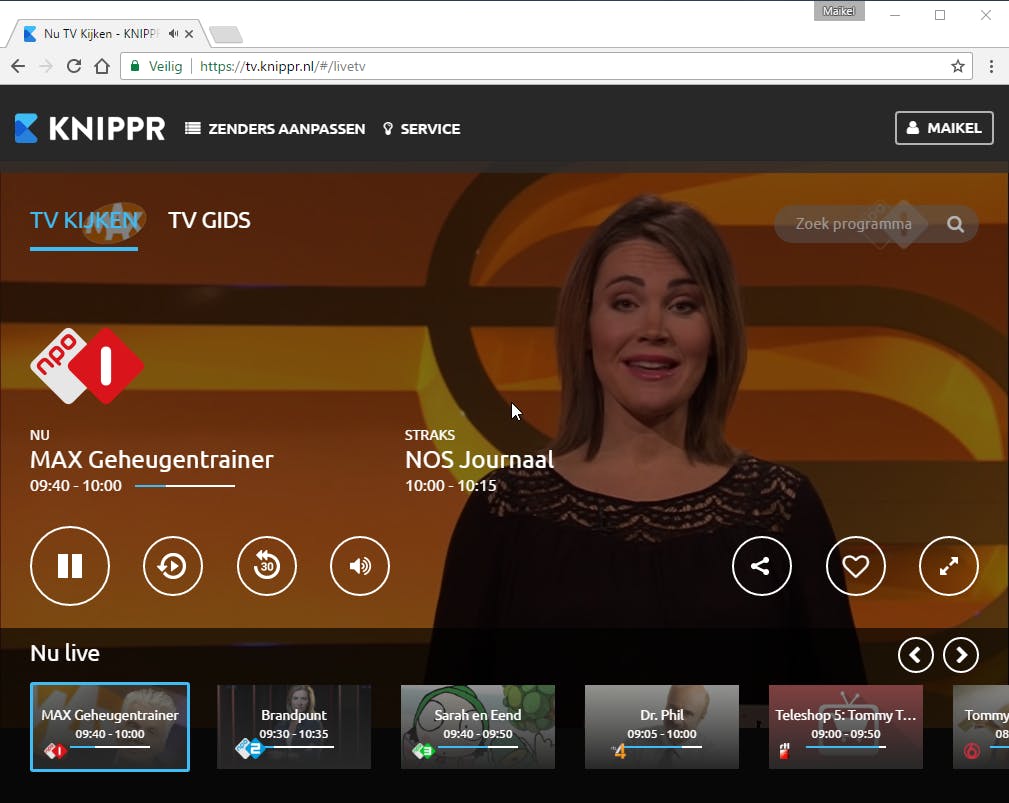 KNIPPR - Gepersonaliseerde kabeltv-vervanger?