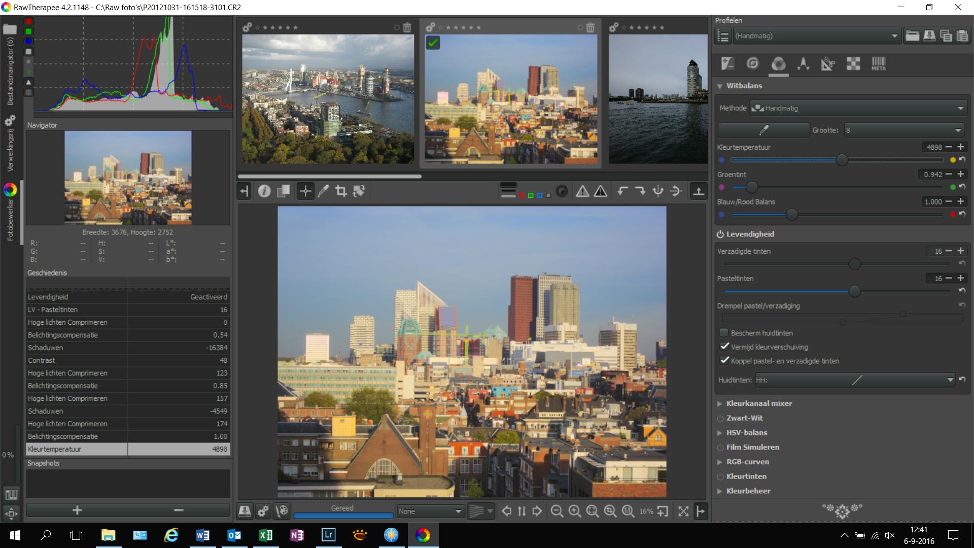 05 Kleuren kun je natuurgetrouw maken, maar ook een beetje aandikken of afzwakken.