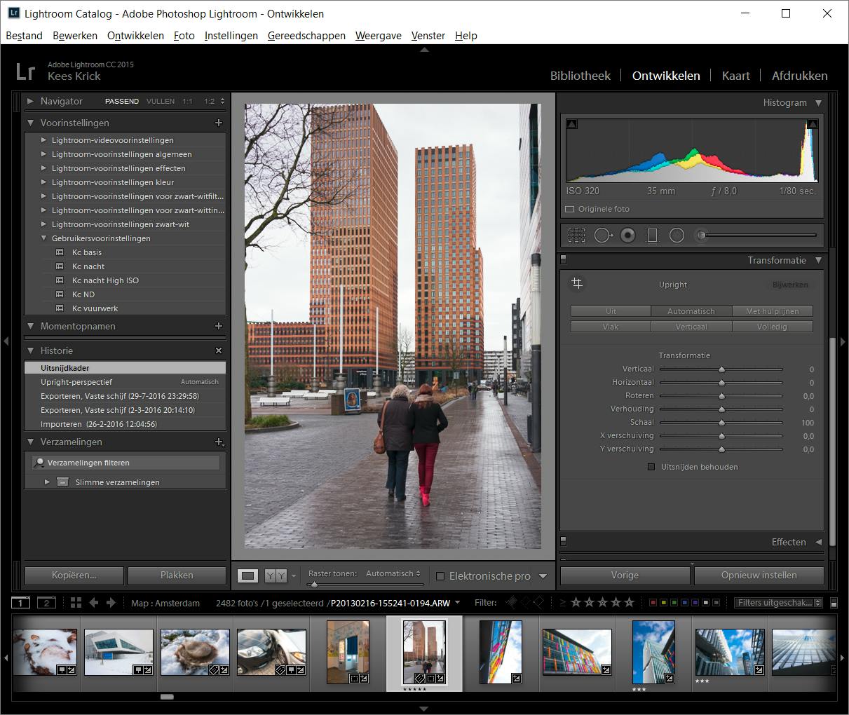 09 Met Upright worden allerlei (perspectief)correcties volledig automatisch uitgevoerd.