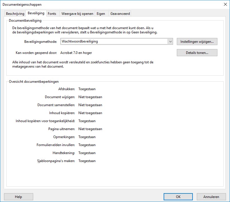Tip 08 Zelfs het afdrukken van een pdf-document verbieden? Dat kan met Adobe Acrobat.
