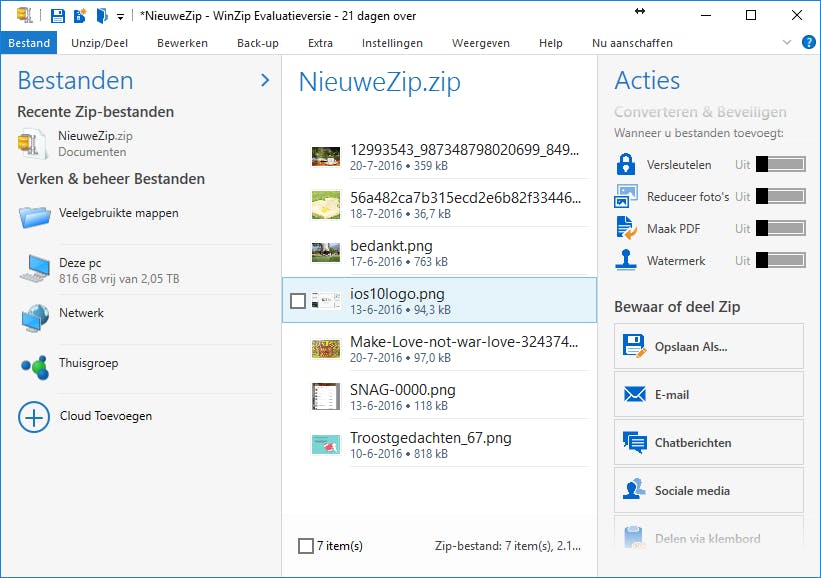 Tip 09 Er is helaas geen waterdichte manier om afbeeldingen te beschermen tegen diefstal. Zippen is de veiligste methode.