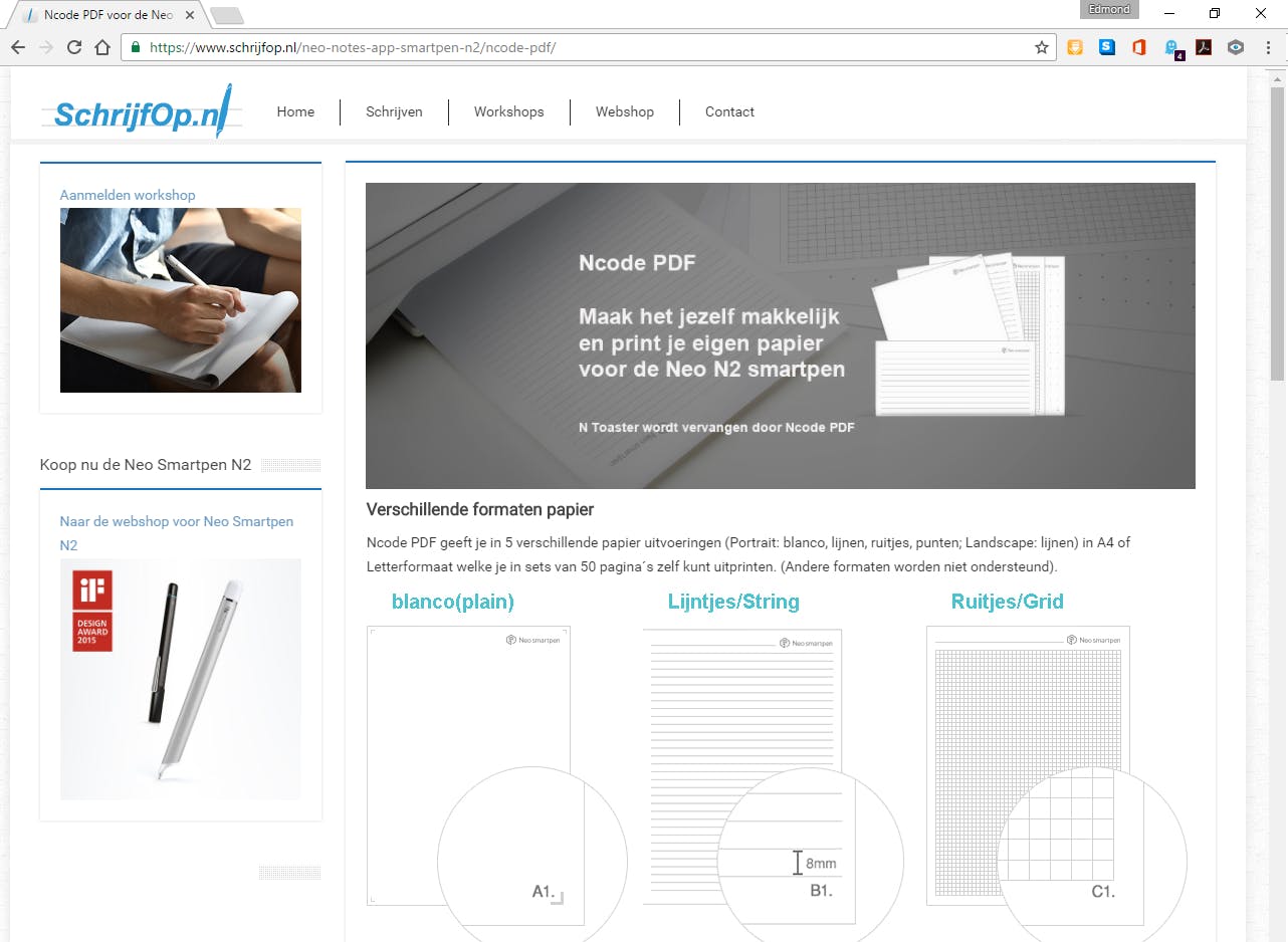 Tip 06 Normaal kost printen papier, maar met Ncode PDF maak je papier met je eigen printer.
