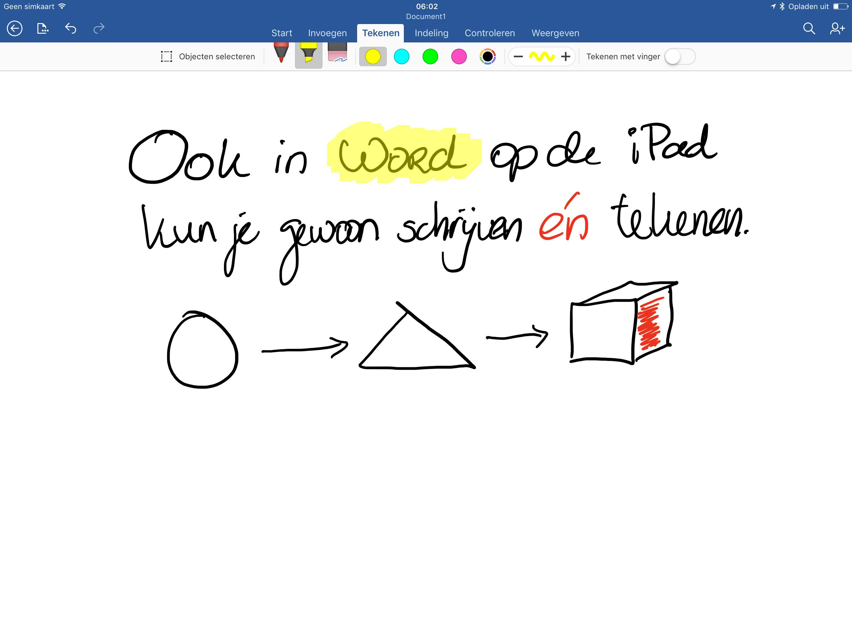 Tip 07 Word is er nu op alle platformen met ondersteuning voor pen-input en bediening.