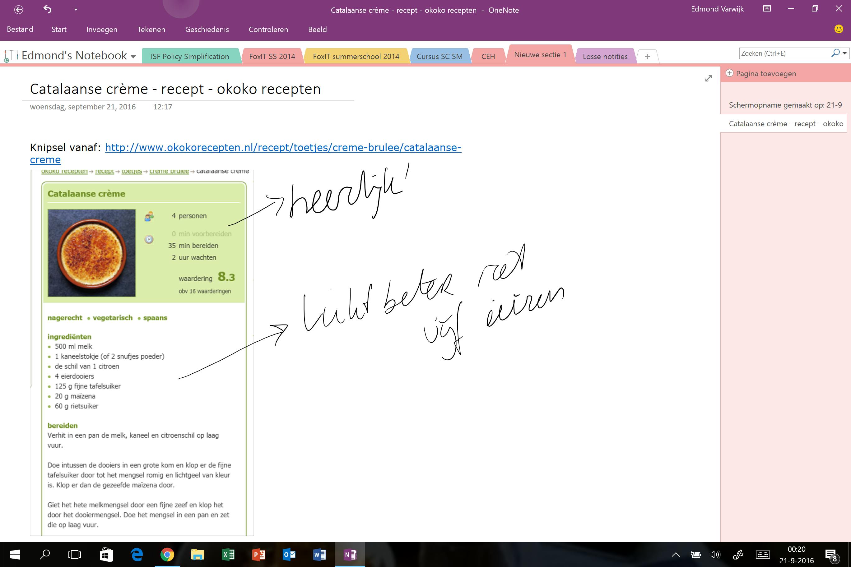 Tip 09 Met de webclipper bewaar je delen van websites en voegt er je eigen aantekeningen aan toe.