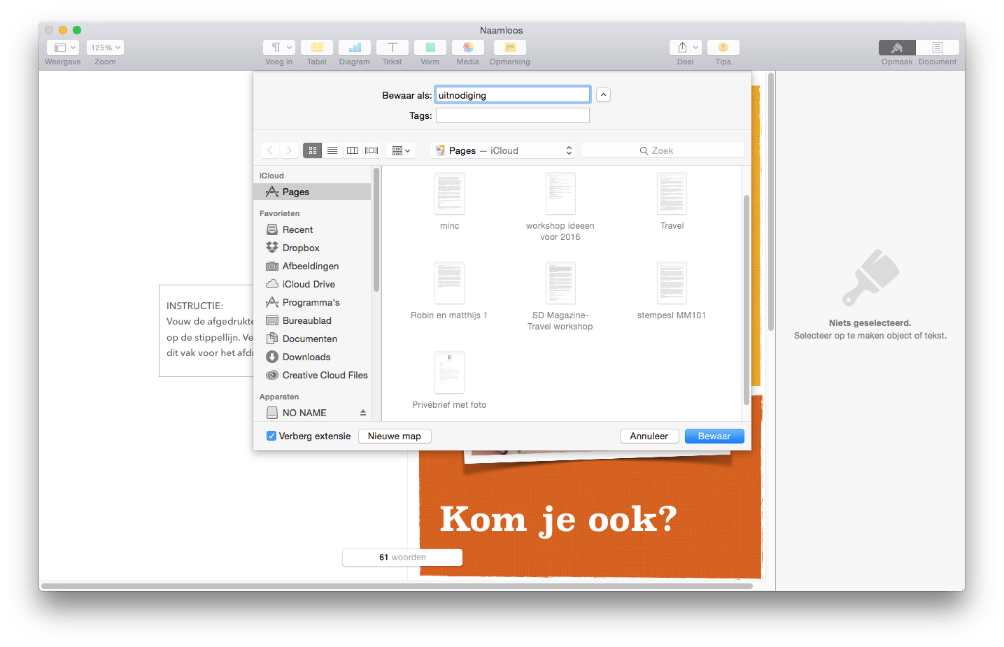 Je hebt alleen een Apple ID nodig als creërende partij.