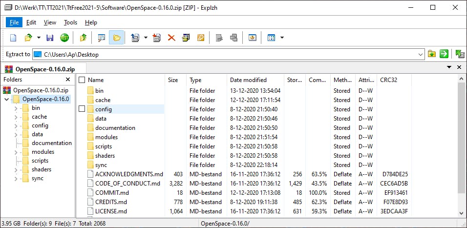 Tip 04 Een topper als het gaat om in- en uitpakken van archiefbestanden.