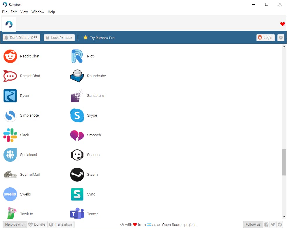Tip 09 Breng allerlei mail- en chatdiensten samen onder één dak.
